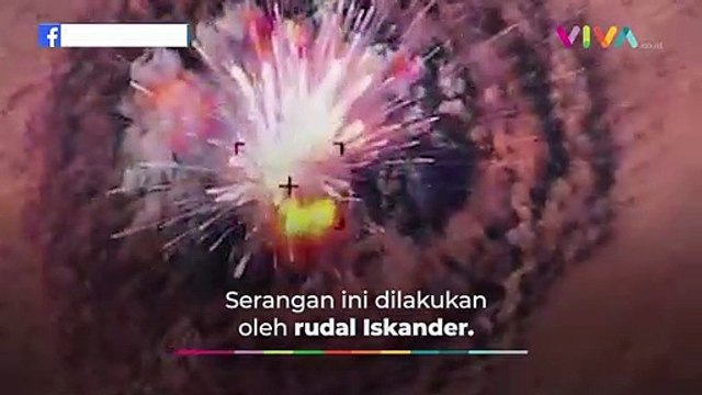 Rudal Mematikan Rusia Hancurkan Sistem Rudal Ukraina