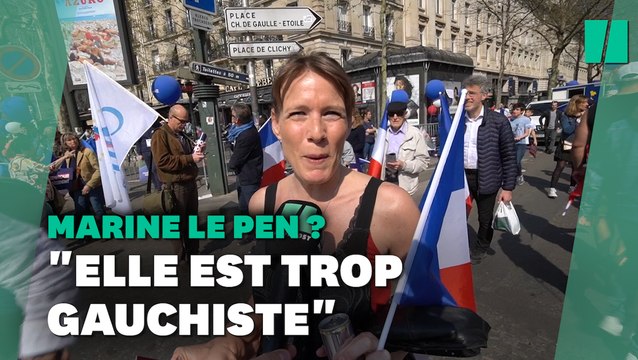 Elle est trop gauchiste , au second tour ces pro-Zemmour hésitent à voter Le Pen