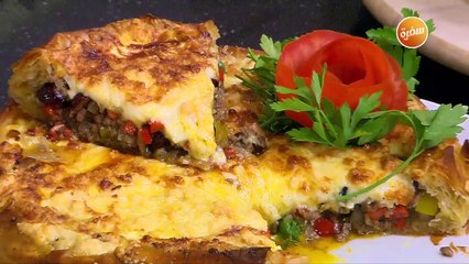 لفائف الجلاش بخلطة البيتزا | الشيف شربيني