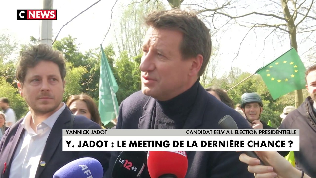 Yannick Jadot : «Notre pays est incroyable, notre pays peut faire des choses incroyables. Et nous les écologistes, on veut porter cette soif d’avenir»