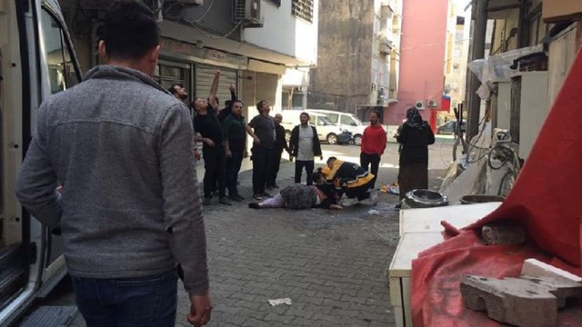 Cam silerken 5'inci kattan düştü