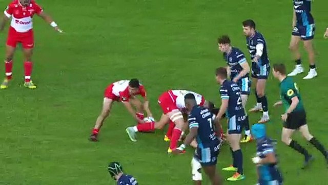 TOP 14 - Essai de Kelian GALLETIER (MHR) - Montpellier Hérault Rugby - Biarritz Olympique - J21 - Saison 2021/2022