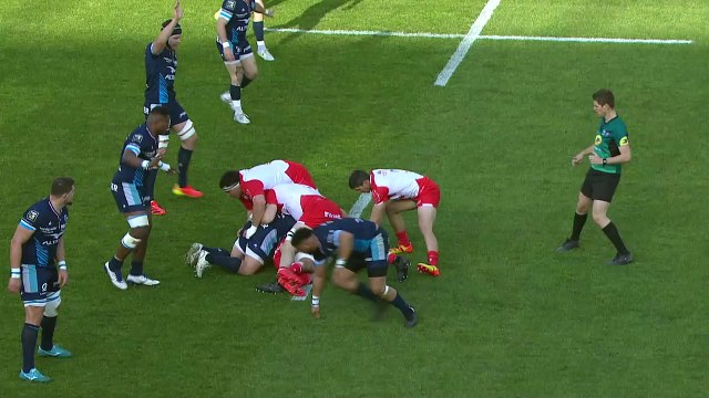 TOP 14 - Essai de Dave O'CALLAGHAN (BO) - Montpellier Hérault Rugby - Biarritz Olympique - J21 - Saison 2021/2022
