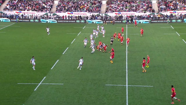 TOP 14 - Essai de Piula FAASALELE (USAP) - Section Paloise - USA Perpignan - J21 - Saison 2021/2022