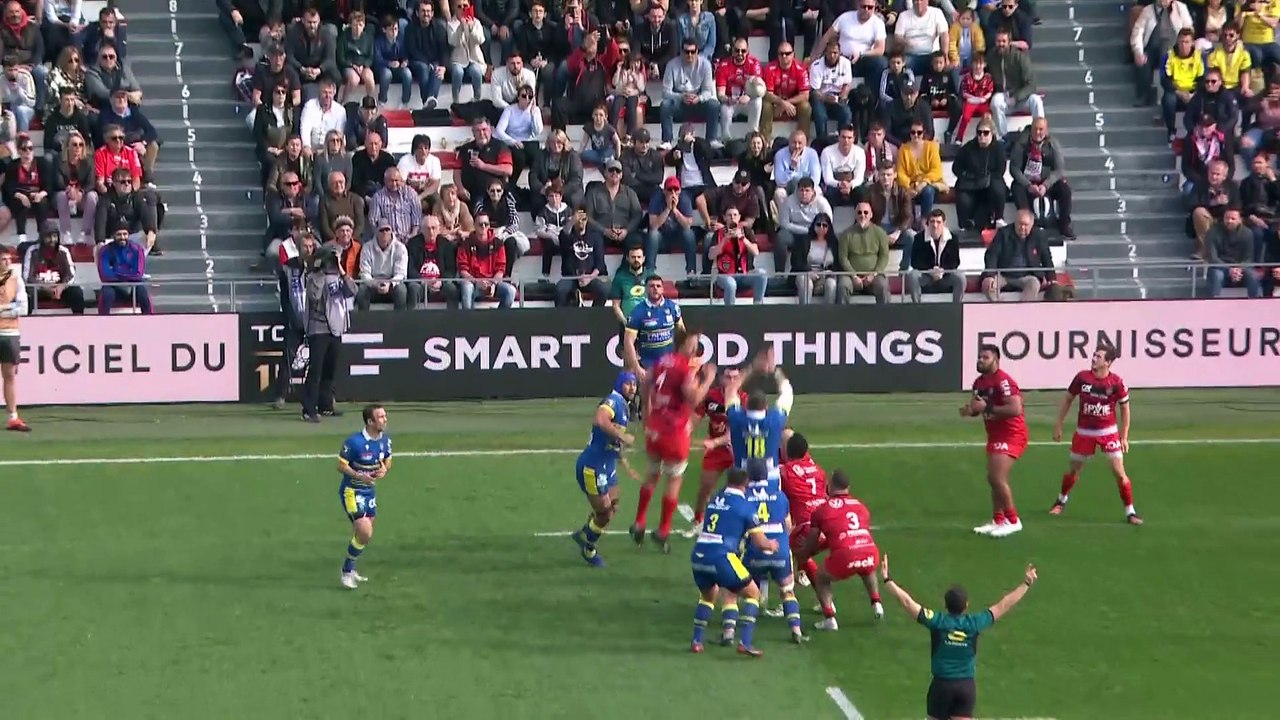 TOP 14 - Essai de Aymeric LUC (RCT) - RC Toulon - ASM Clermont - J21 - Saison 2021/2022