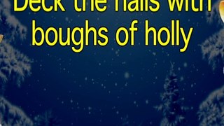 Deck the halls with boughs of holly Christmas songs Carol Lyrics Karaoke 아름답게 장식하세