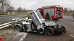 Lamborghini Aventador S crasht op A28 bij De Lichtmis