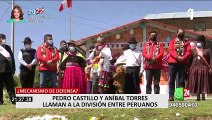 ¿El presidente Pedro Castillo y primer Aníbal Torres llaman a la división entre los peruanos?