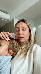 Sofia Arruda com o filho Xavier