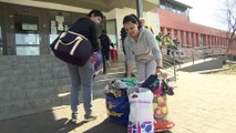 Volontari da tutta Europa per aiutare i rifugiati ucraini al confine
