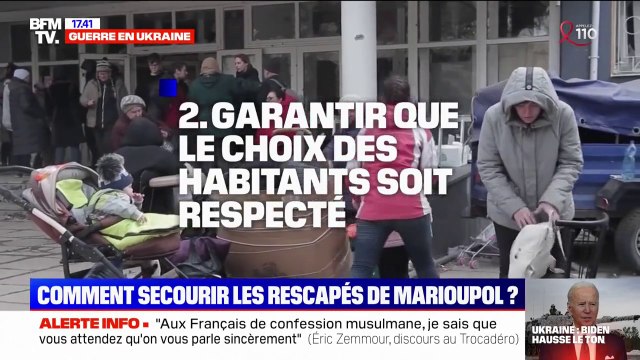Comment secourir les rescapés de Marioupol ?