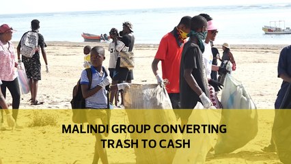 Malindi group converting trash to cash