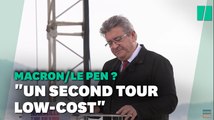 Macron-Le Pen: pour Mélenchon, ce serait un second tour 