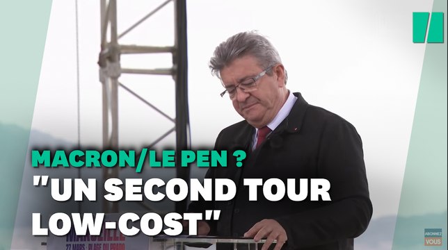 Macron-Le Pen: pour Mélenchon, ce serait un second tour low-cost