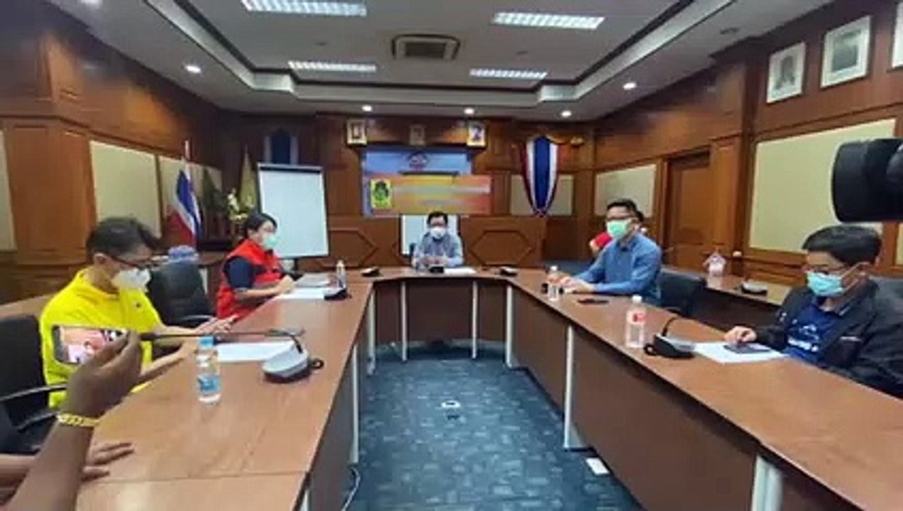 ผู้ว่าปากน้ำแถลงเหตุการณ์เรือน้ำมันระเบิด