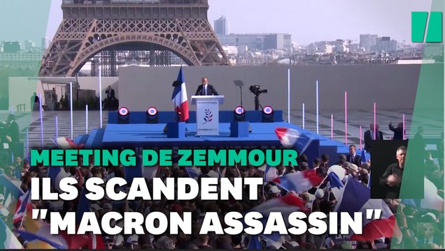 Les Macron assassin scandés au meeting d'Éric Zemmour provoquent un tollé