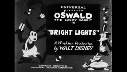 Oswald The Lucky Rabbit | Commentary: "Bright Lights" (1928)