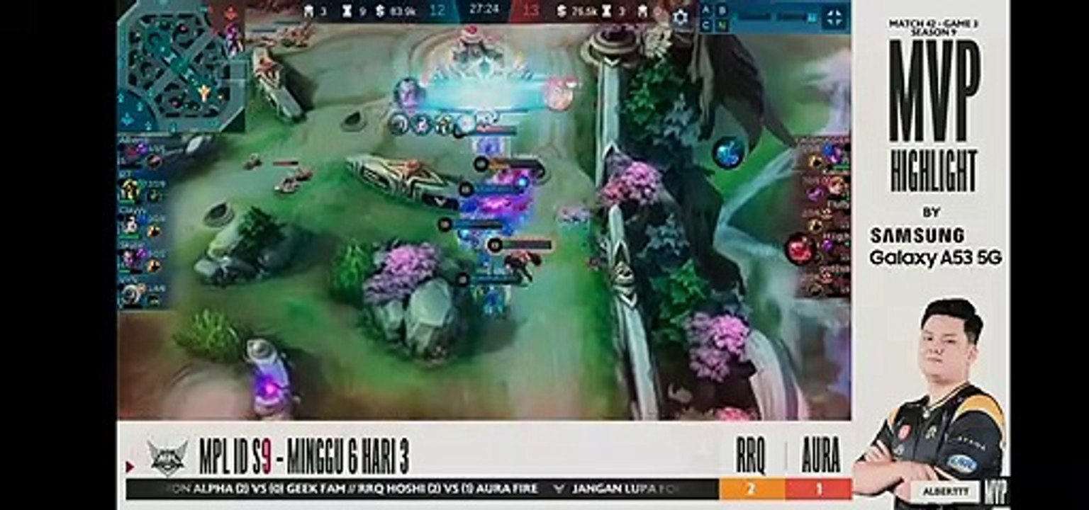 Mic check RRQ vs AURA . MIC CHECK TERSERU YANG PERNAH ADA DI MPL ID S9