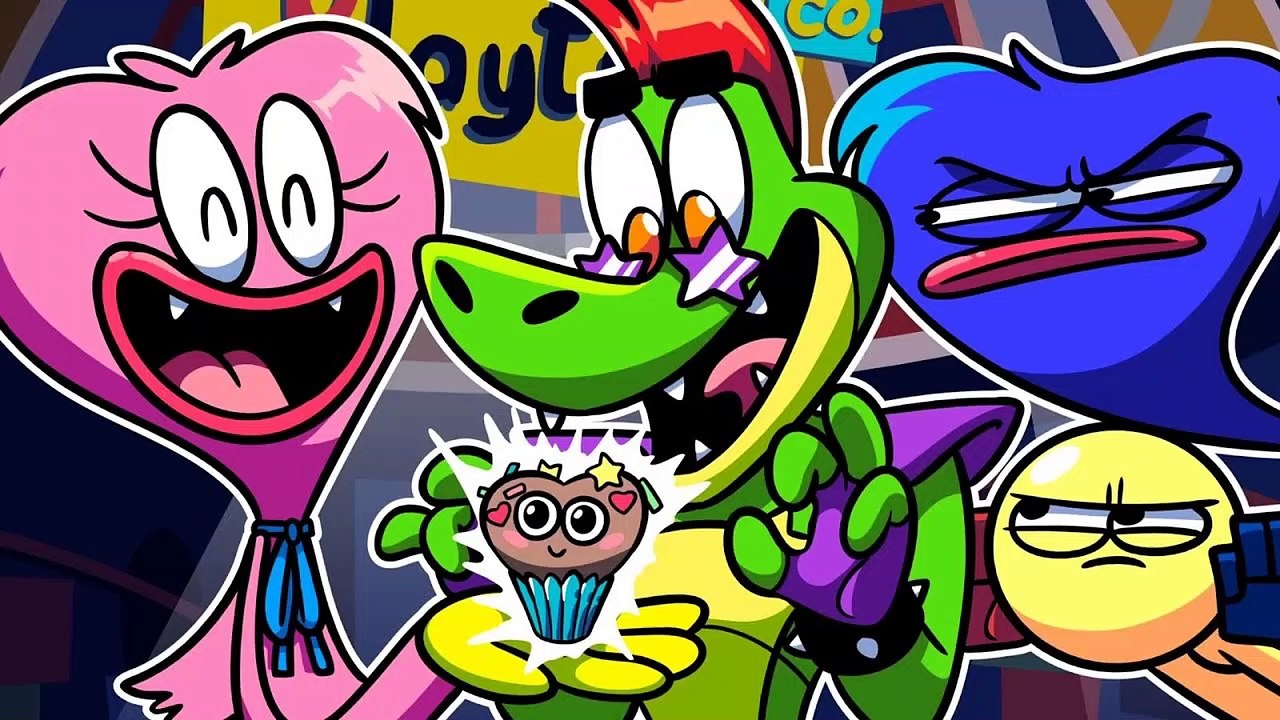 KISSY, HUGGY, PLAYER & MONTY - Poppy Playtime & Fnaf Animation #15