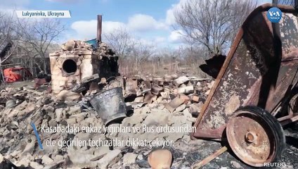 Ukrayna Askerleri Kiev Yakınlarında Devriyede