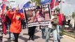 Russians in Cyprus rally in support of their country as Ukrainians protest war