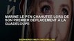 Marine Le Pen interrogée sur son premier voyage en Guadeloupe
