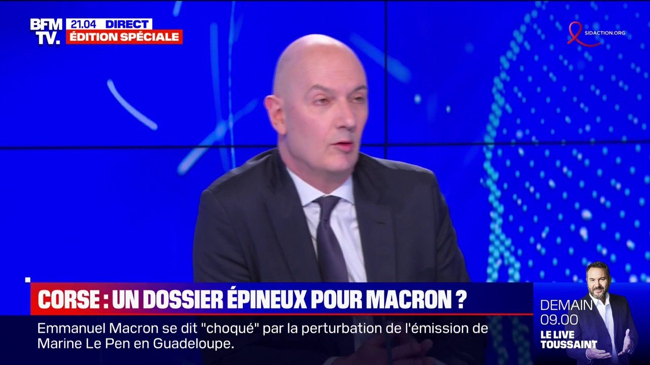 Roland Lescure: "La Corse fait partie de la France, la Corse fait partie de la République et cela ne changera pas"