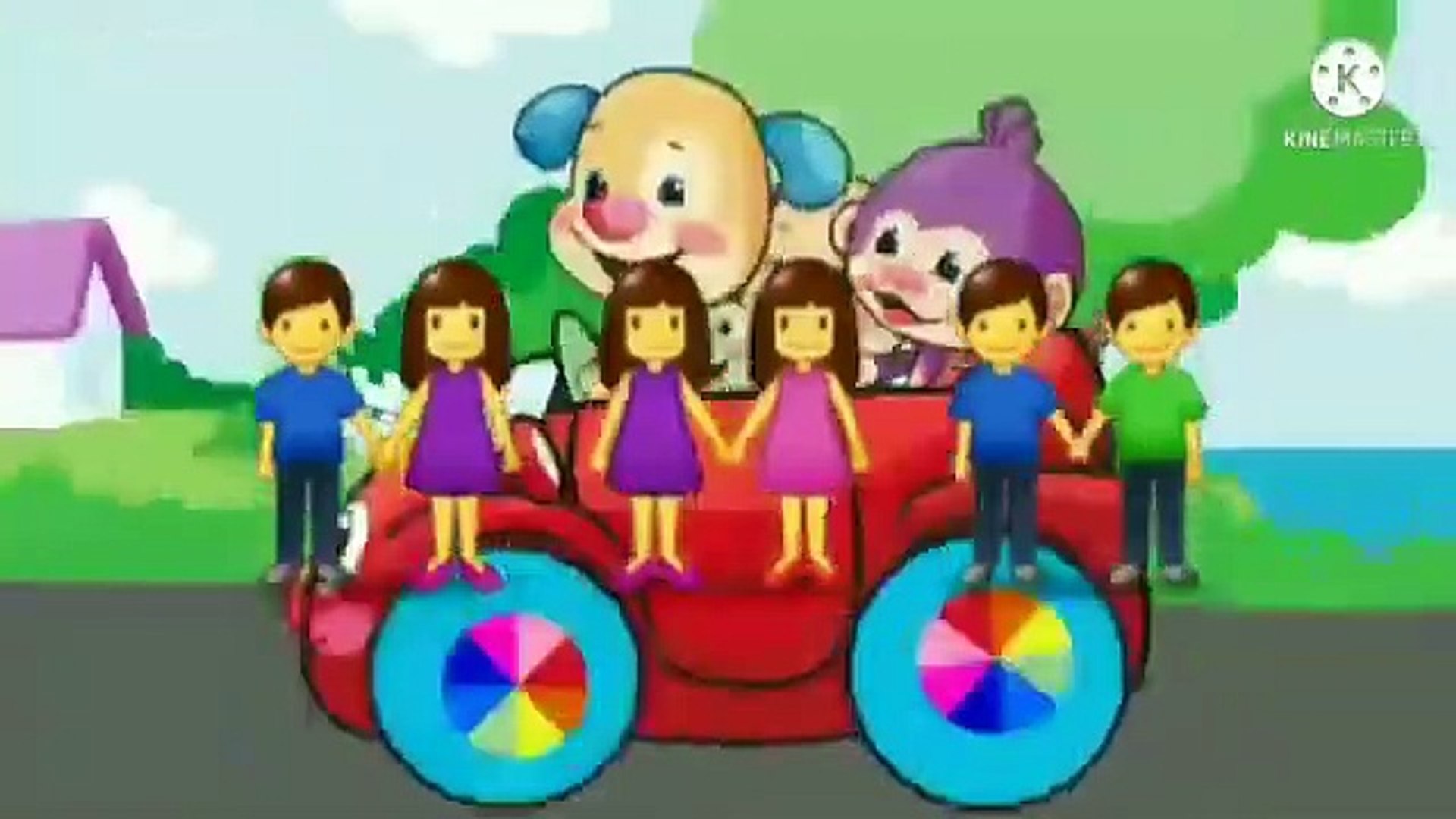⁣Wheels On The Car Music Video 2021 English UK