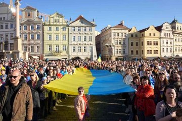 Çekya'da "Ukrayna'yı Kurtar" konserine büyük ilgi