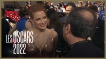 Jessica Chastain (Dans les yeux de Tammy Faye) déclare son amour à Isabelle Huppert - Oscars 2022