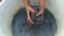 Messy Sand Cement Water Crumble Dipping Cr: Crumbly Crunchy ASMR