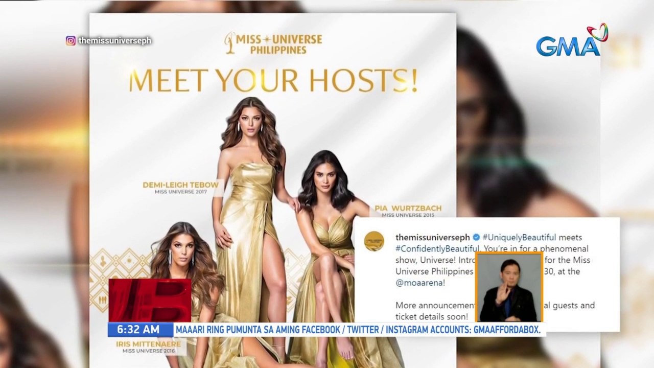 Miss Universe Queens Pia, Iris, at Demi, magigi...