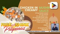 SARAP PINOY | Chicken in creamy mushroom sauce