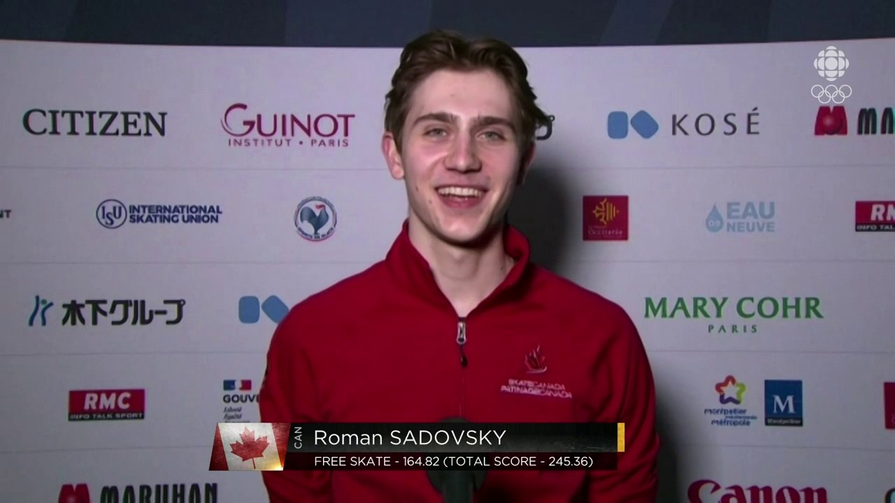 2022 Roman Sadovsky Worlds Post-LP Interview (Canadian Coverage) 720p