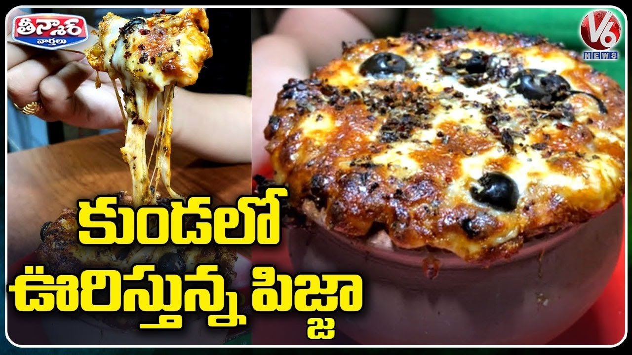 Food Vendor Serving Pizza's In Earthen Pots | Gujarat | V6 Teenmaar