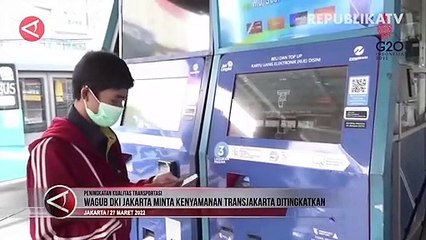 Wagub DKI Minta Kenyamanan TransJakarta Ditingkatkan