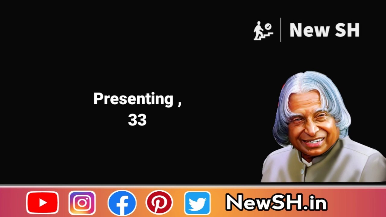 33 Best A.P.J Abdul Kalam Motivational and Success Quotes