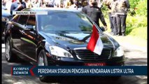 Presiden RI Joko Widodo Resmikan Stasiun Pengisian Kendaraan Listrik Ultra