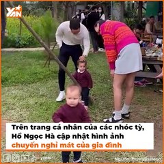 Ái nữ Lisa nhà Hà Hồ đúng chuẩn công chúa_ Bố cưng đủ đường, mẹ massage từng chút