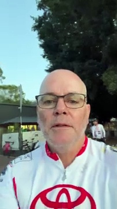 Tour de OROC cyclist David Hayes at Bourke | Mar 2022 | Daily Liberal