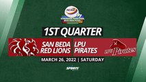 San Beda vs. Lyceum | First Quarter | NCAA Season 97