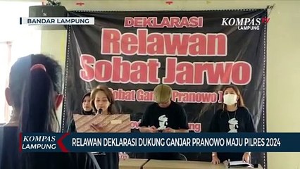 Download Video: Relawan Deklarasi Dukung Ganjar Pranowo Maju Pilres 2024