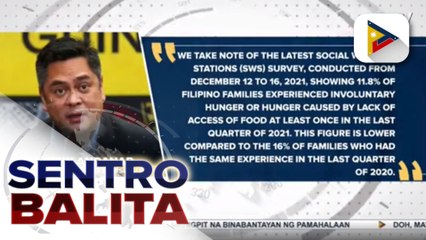 Palasyo: Administrasyong Duterte, patuloy na magsisikap vs. kagutuman at kahirapan