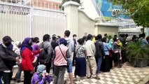Warga Surabaya Antusias  Vaksin Booster Buat Syarat Mudik