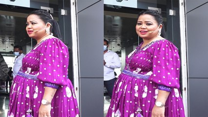 Bharti Singh Hunarbaz के सेट के बाहर हुईं स्पॉट, बच्चे के सवाल पर मीडिया को दिया ये जवाब| |FilmiBeat