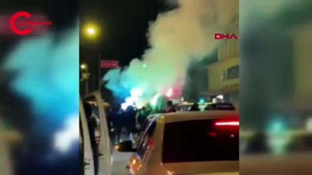 Asker uğurlama konvoyunda havaya kurşun yağdırdılar