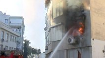 Antalya’da korkutan yangın! 3 kişi mahsur kaldı