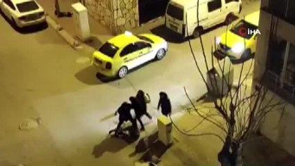 Meydan dayağı kameraya yansıdı