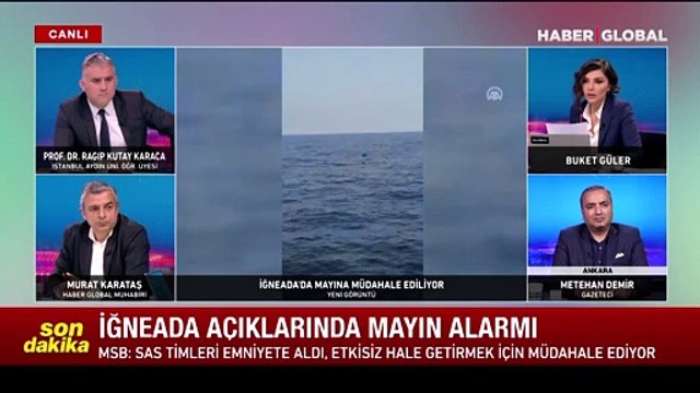 Son dakika! MSB: İğneada açıklarında mayın tespit edildi