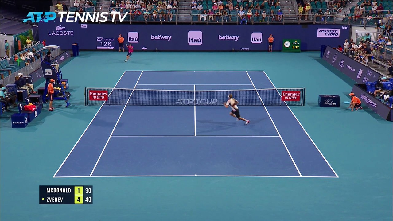 Highlights: Zverev rast ins Achtelfinale